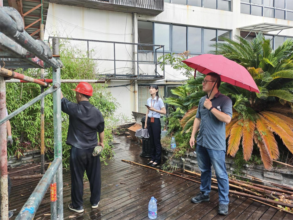 未雨绸缪 严阵以待——营运公司开展防汛防台专项检查